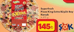 SUPERFRESH PİZZA KİNG EXTRA BÜYÜK BOY KARIŞIK 475 G